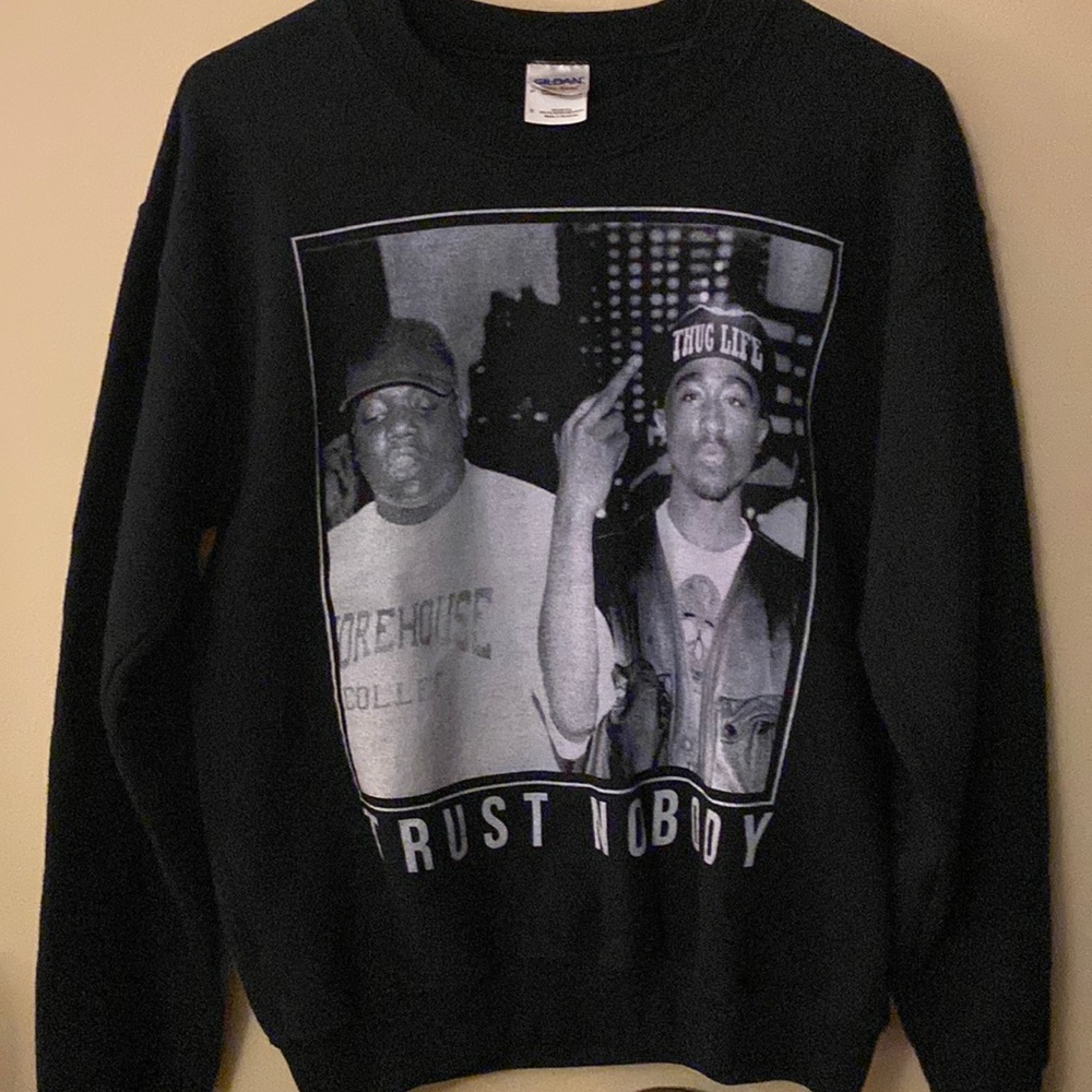 Gildan Tupac and Biggie sweatshirt